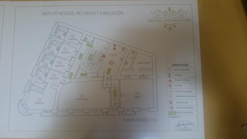 Hostal Latitud Ecuem Quito Esterno foto